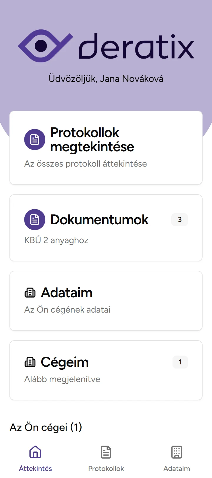 Ügyfélportál - mobile