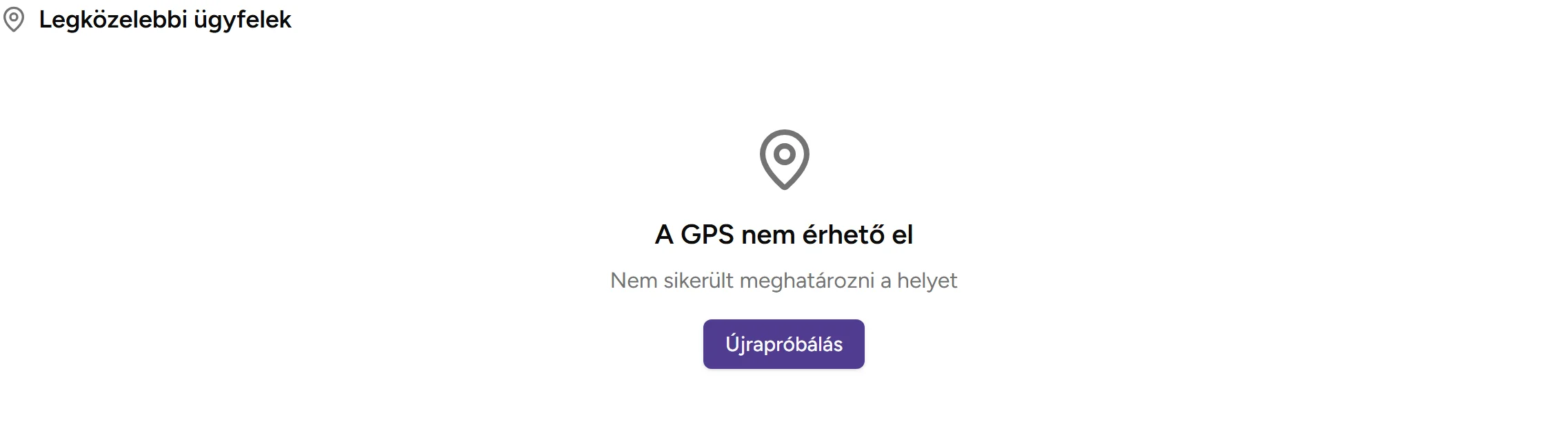 GPS geolokáció - desktop